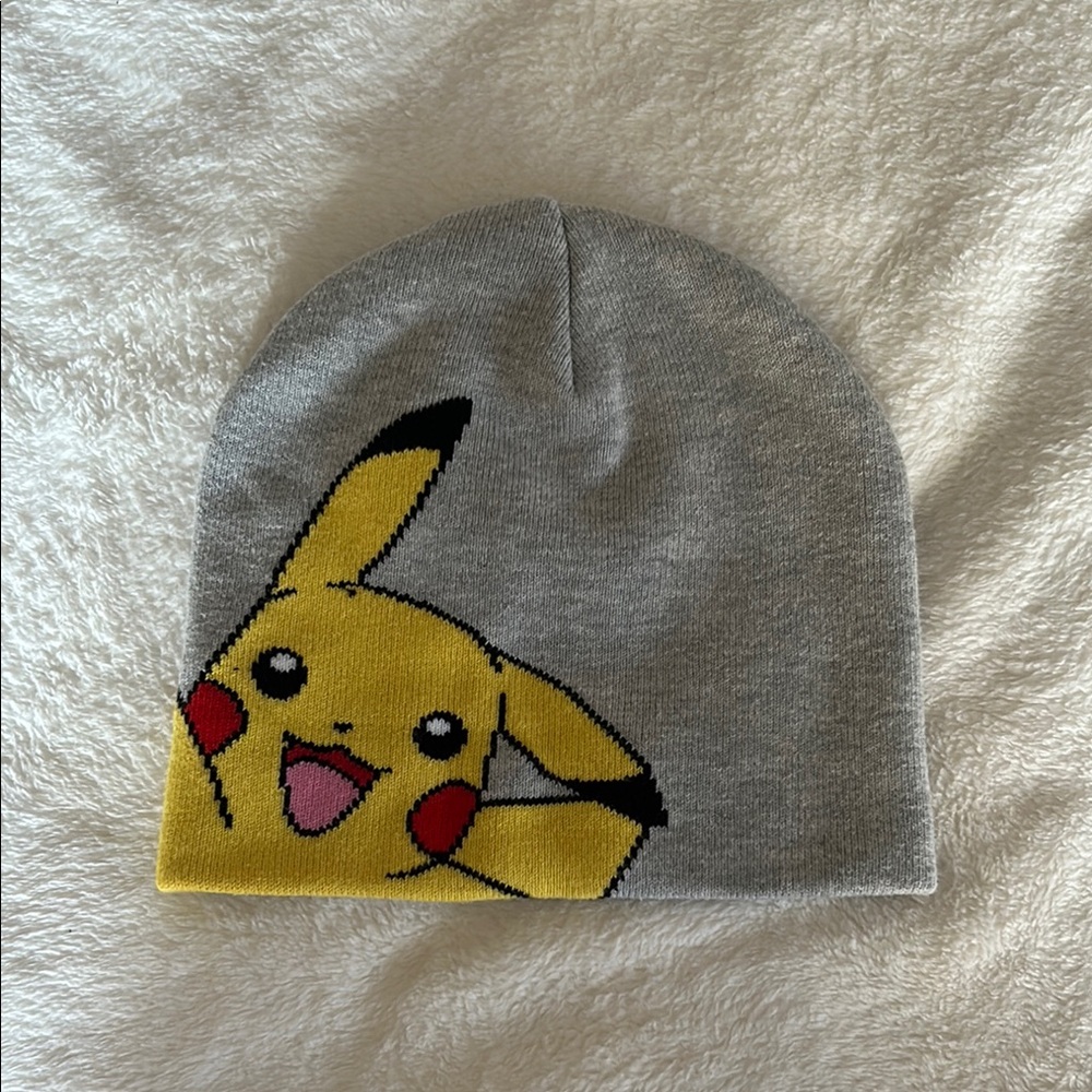 Like new H&M X Pokémon pikachu beanie